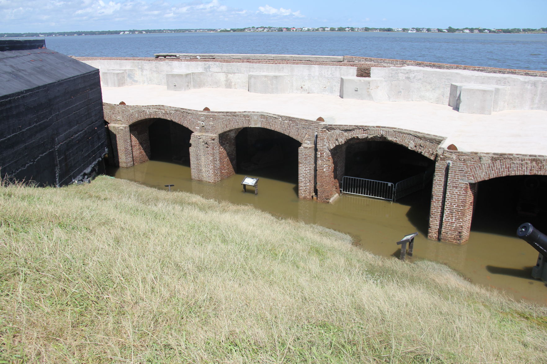 Fort Sumter flooding